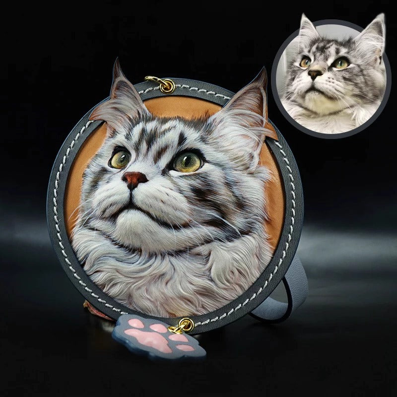 custom cat figurines Keychain